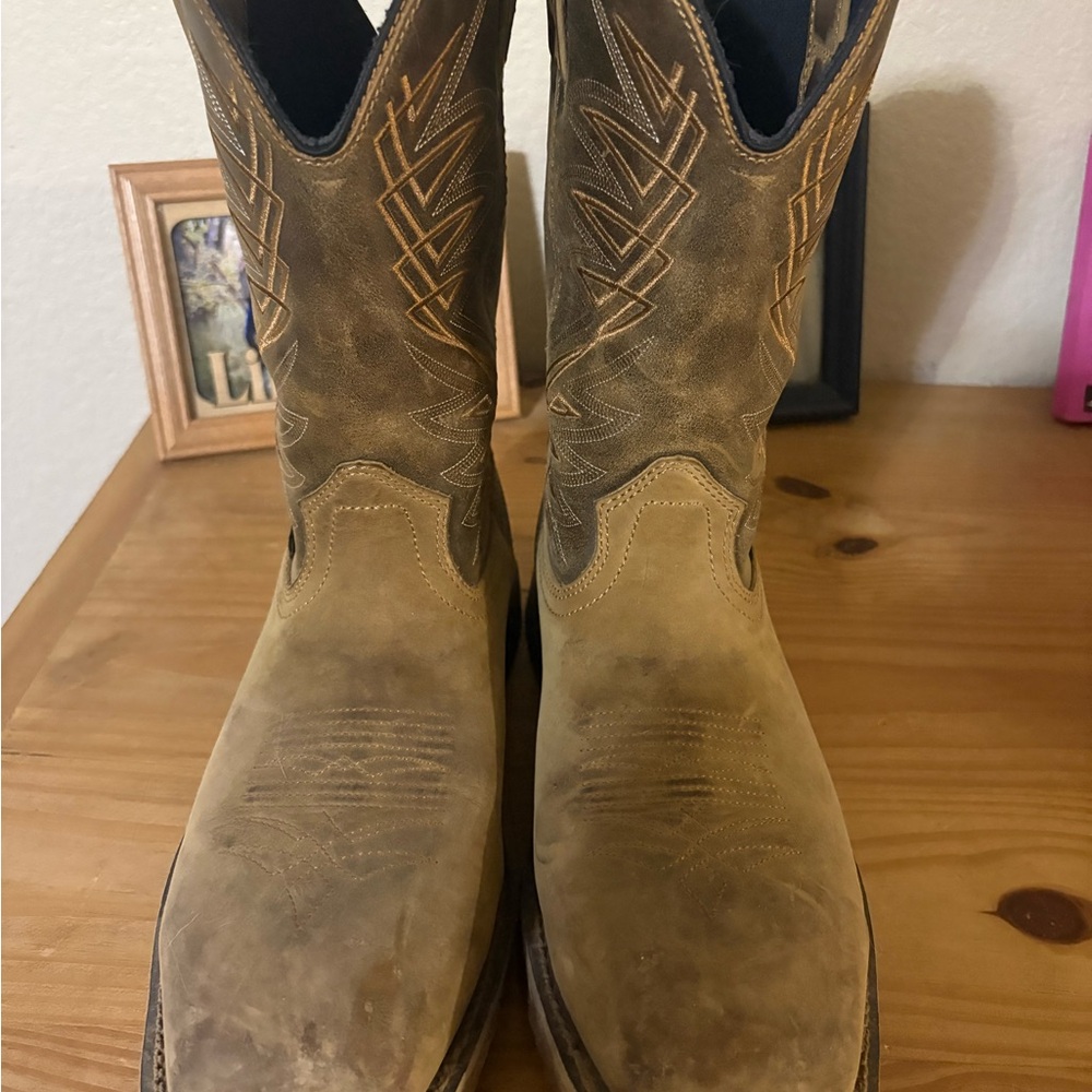 Irish Setter Tan Leather Steel Toe Workboots